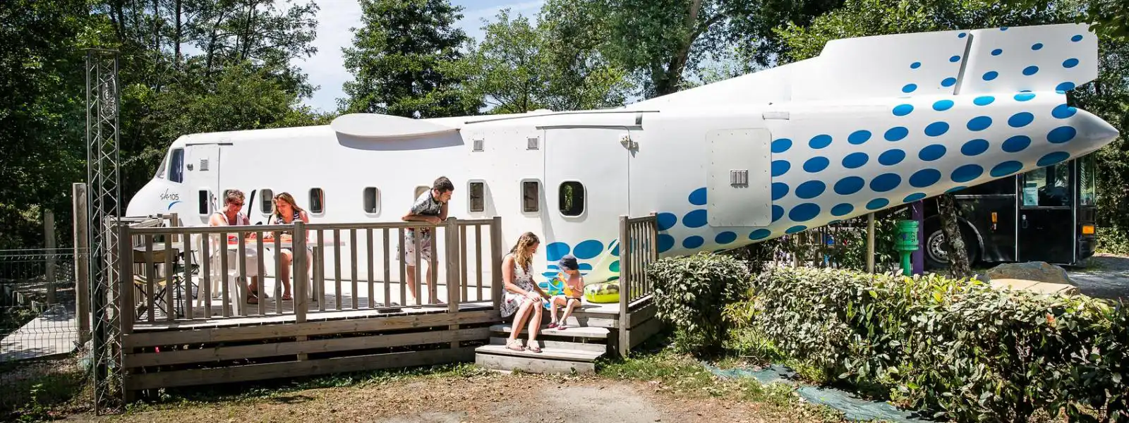 Hébergement Avion SKY, 3 places, Insolite, original à côté de Pornic